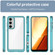 Samsung Galaxy S23 FE Colorful Series Acrylic + TPU Phone Case - Transparent Blue