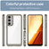 Samsung Galaxy S23 FE Colorful Series Acrylic + TPU Phone Case - Transparent Grey