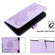 Samsung Galaxy S23 FE Datura Flower Embossed Flip Leather Phone Case - Purple