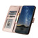 Samsung Galaxy S23 FE Datura Flower Embossed Flip Leather Phone Case - Rose Gold