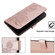 Samsung Galaxy S23 FE Datura Flower Embossed Flip Leather Phone Case - Rose Gold
