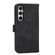 Samsung Galaxy S23 FE Dierfeng Dream Line Leather Phone Case - Black