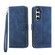 Samsung Galaxy S23 FE Dierfeng Dream Line Leather Phone Case - Blue