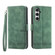 Samsung Galaxy S23 FE Dierfeng Dream Line Leather Phone Case - Green