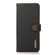 Samsung Galaxy S23 FE KHAZNEH Custer Genuine Leather RFID Phone Case - Black