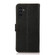 Samsung Galaxy S23 FE KHAZNEH Side-Magnetic Litchi Genuine Leather RFID Phone Case - Black
