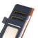 Samsung Galaxy S23 FE KHAZNEH Side-Magnetic Litchi Genuine Leather RFID Phone Case - Blue