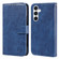 Samsung Galaxy S23 FE Skin Feeling Oil Leather Texture PU + TPU Phone Case - Dark Blue