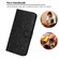 Samsung Galaxy S23 FE Tree Birds Embossed Pattern Leather Phone Case - Black