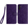 Samsung Galaxy S23 FE Tree Birds Embossed Pattern Leather Phone Case - Purple