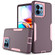 Motorola Edge+ 2023 2 in 1 Magnetic PC + TPU Phone Case - Purple Red+Pink