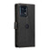 Motorola Edge+ 2023 PU Genuine Leather Texture Embossed Line Phone Case - Black