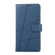 Motorola Edge+ 2023 PU Genuine Leather Texture Embossed Line Phone Case - Blue
