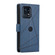 Motorola Edge+ 2023 PU Genuine Leather Texture Embossed Line Phone Case - Blue