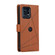 Motorola Edge+ 2023 PU Genuine Leather Texture Embossed Line Phone Case - Brown