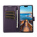 Motorola Edge+ 2023 PU Genuine Leather Texture Embossed Line Phone Case - Purple
