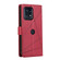 Motorola Edge+ 2023 PU Genuine Leather Texture Embossed Line Phone Case - Red