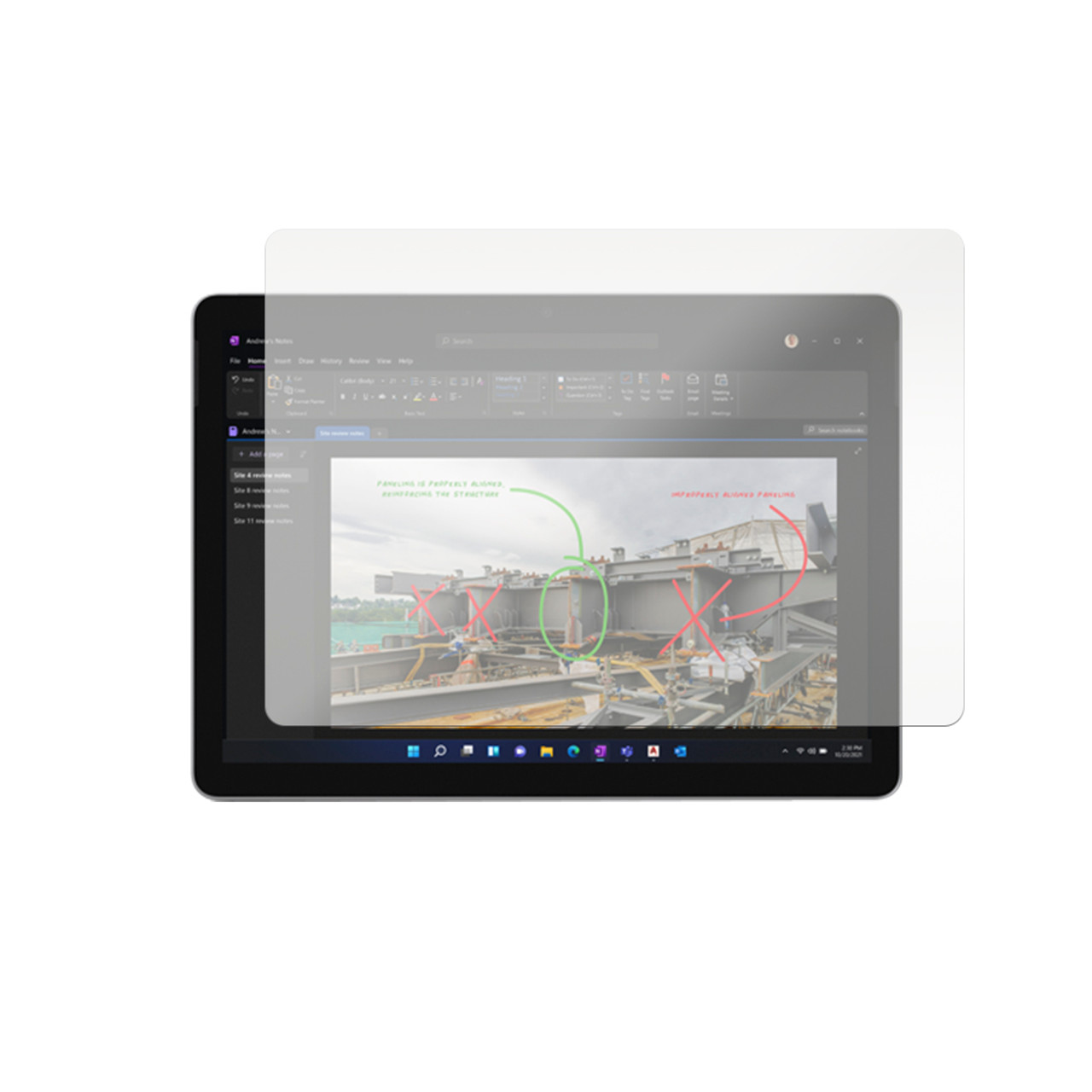 Microsoft Surface Go 3 Screen Protector - Paper