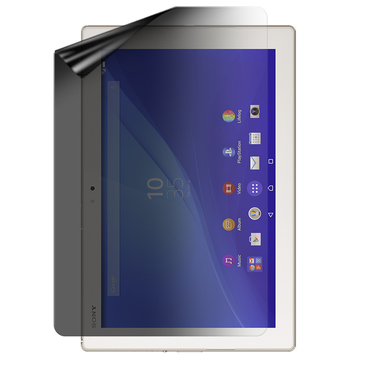 Sony Xperia Z4 Tablet Screen Protector - Privacy Lite (Portrait)