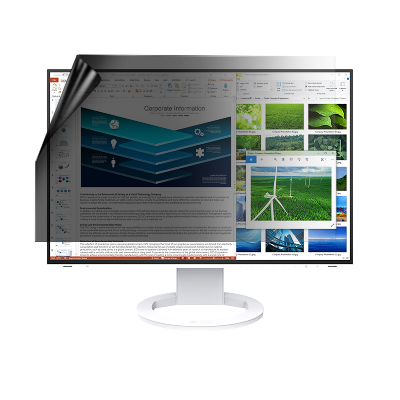 Eizo FlexScan 24 EV2485 Screen Protector - Privacy Lite