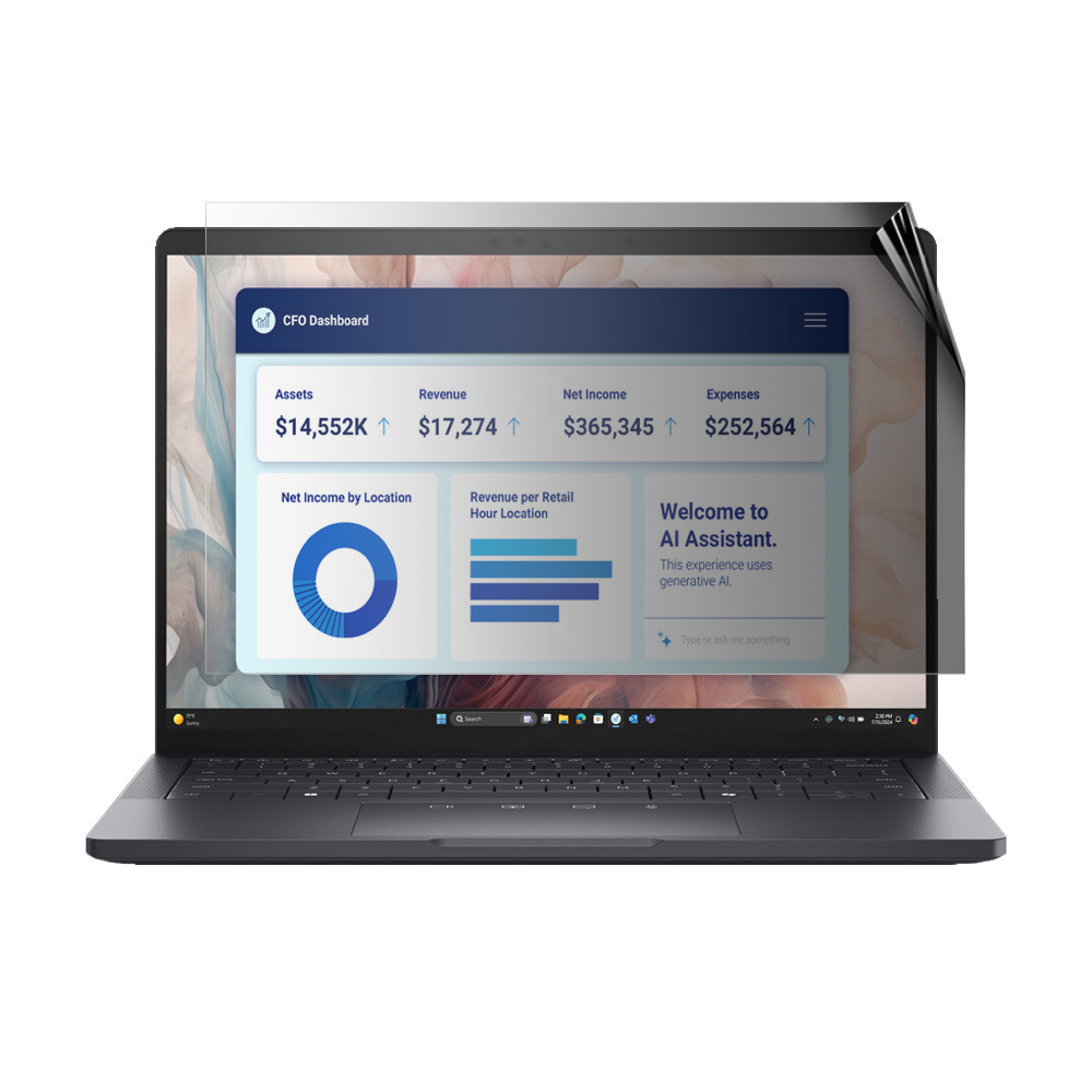 Dell Pro 13 Premium PA13250 (Touch) Screen Protector - Privacy