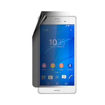 Sony Xperia Z3 Privacy Lite Screen Protector