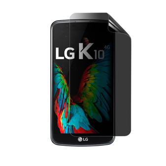 LG K10 Privacy Plus Screen Protector