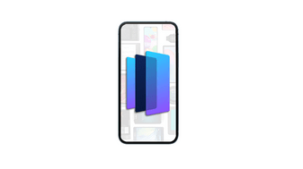 Illustration of how Privacy Lite (Landscape) works with the Oppo Reno4