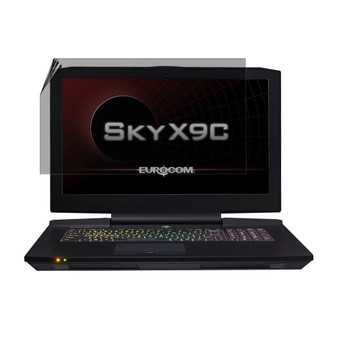 Eurocom Sky X9C 17 Privacy Quad Screen Protector