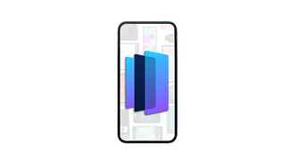 Illustration of how Privacy Lite (Landscape) works with the Oppo A96 5G