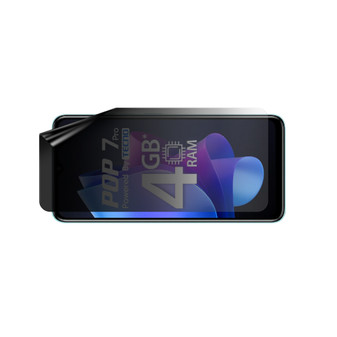 Tecno Pop 7 Pro Privacy Lite (Landscape) Screen Protector
