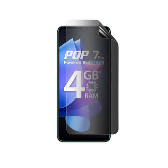 Tecno Pop 7 Pro Privacy Screen Protector