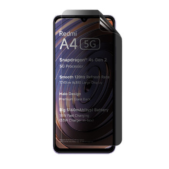 Xiaomi Redmi A4 5G Privacy Quad Screen Protector