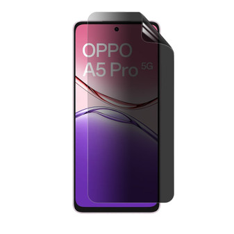 Oppo A5 Pro 5G Privacy Quad Screen Protector