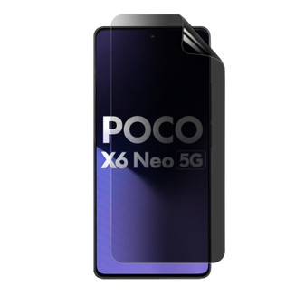 Xiaomi Poco X6 Neo 5G Privacy Quad Screen Protector