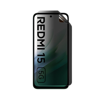 Xiaomi Redmi 15 5G Privacy Quad Screen Protector