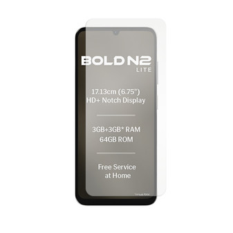 Lava Bold N2 Lite Paper Screen Protector