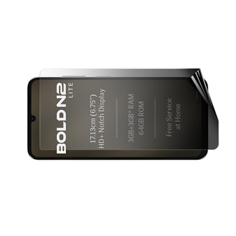 Lava Bold N2 Lite Privacy (Landscape) Screen Protector