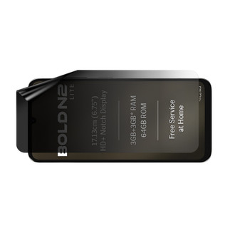 Lava Bold N2 Lite Privacy Lite (Landscape) Screen Protector