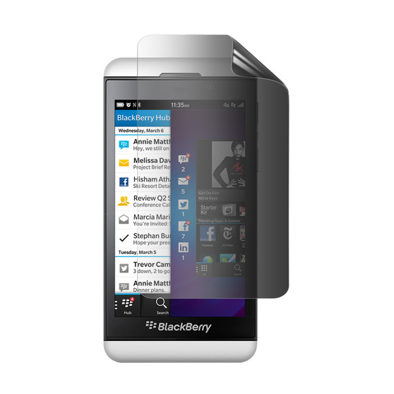 BlackBerry Z10 Privacy Screen Protector