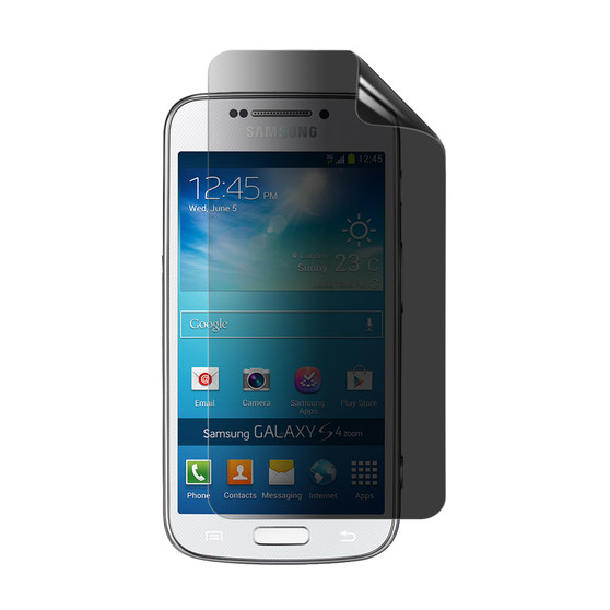 Samsung Galaxy S4 Zoom Privacy Plus Screen Protector