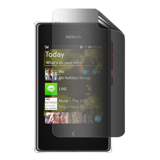 Nokia Asha 503 Privacy Screen Protector