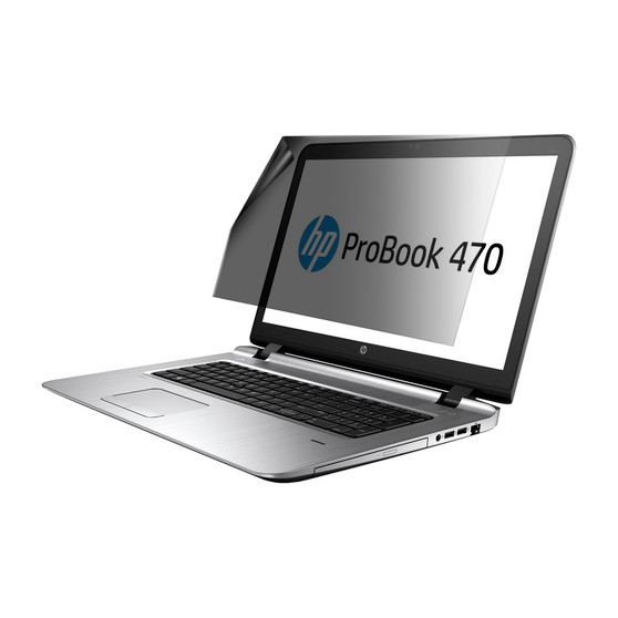 HP ProBook 470 G4 (Non-Touch) Privacy Lite Screen Protector