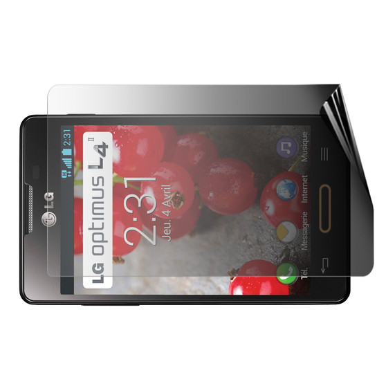 LG Optimus L4 II E440 Privacy (Landscape) Screen Protector