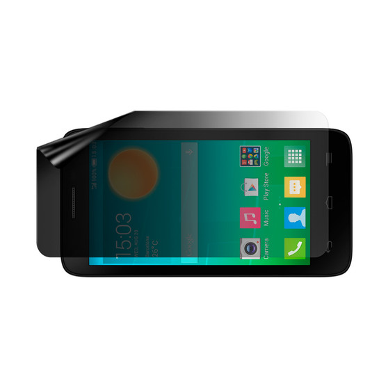 Alcatel Onetouch Pop D5 Privacy Lite (Landscape) Screen Protector