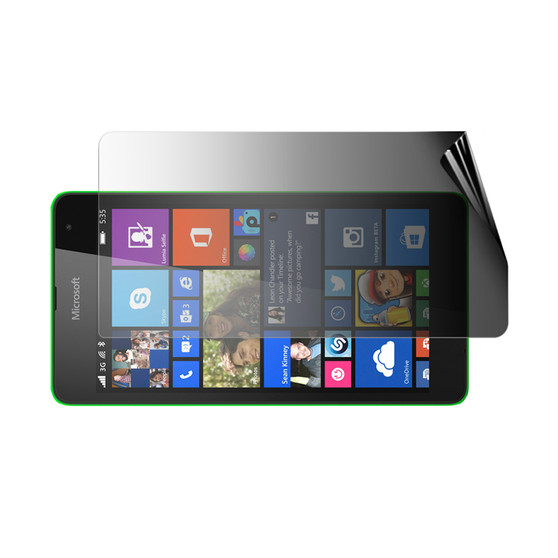 Microsoft Lumia 535 Privacy (Landscape) Screen Protector