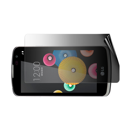 LG K4 Privacy (Landscape) Screen Protector