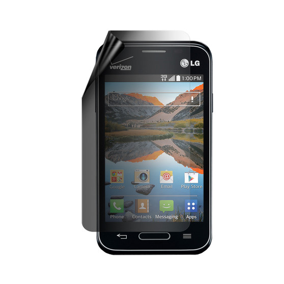 LG Optimus Zone 2 Privacy Lite Screen Protector