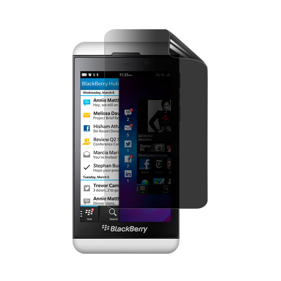 BlackBerry Z10 Privacy Plus Screen Protector