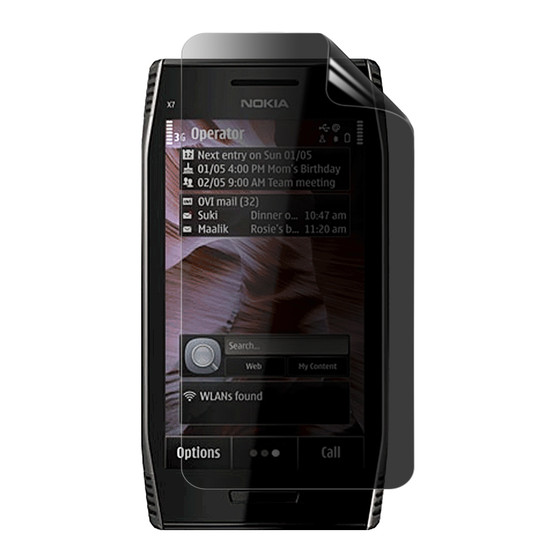 Nokia X7-00 Privacy Plus Screen Protector